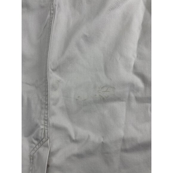 J.Crew Skirt Womens Medium Ivory Cotton Drawstring Waist Pockets Midi Back Slit - Picture 8 of 9